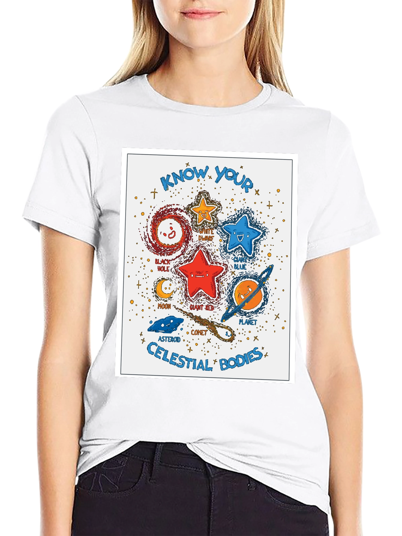 Celestial Bodies Graphic T-Shirt