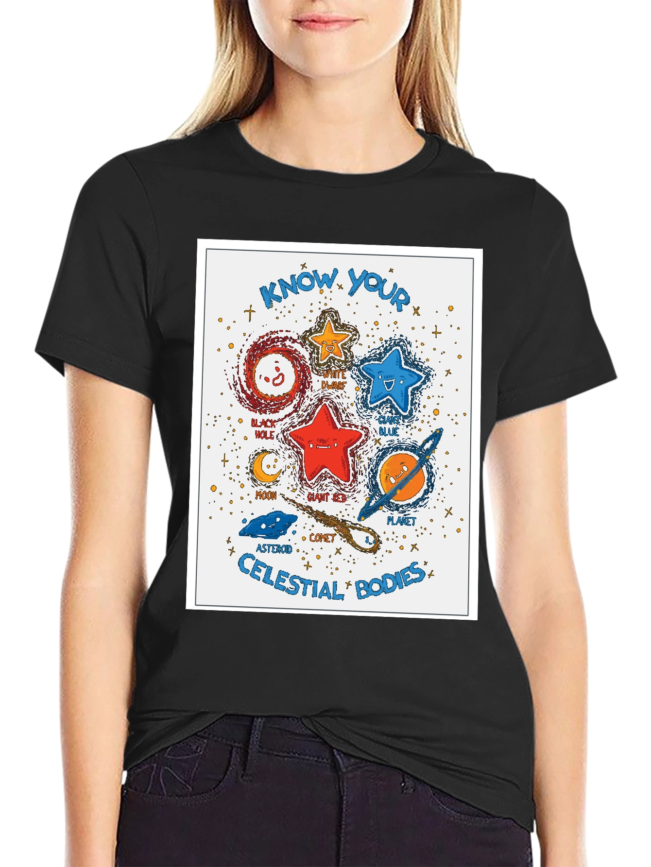 Celestial Bodies Graphic T-Shirt