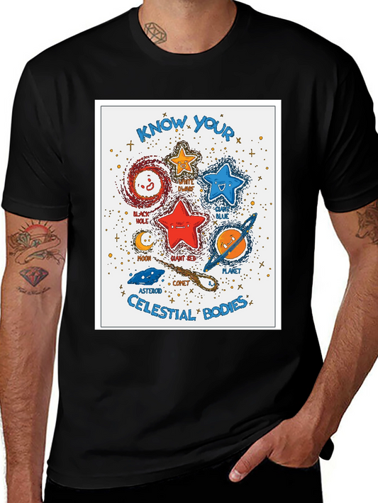 Celestial Bodies Graphic T-Shirt