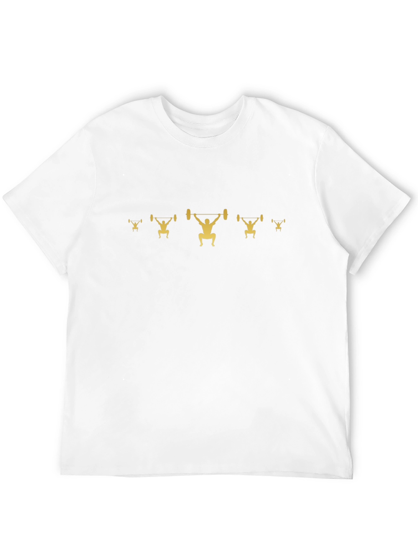 Weightlifting Squats Graphic Tee - Black Cotton T-Shirt