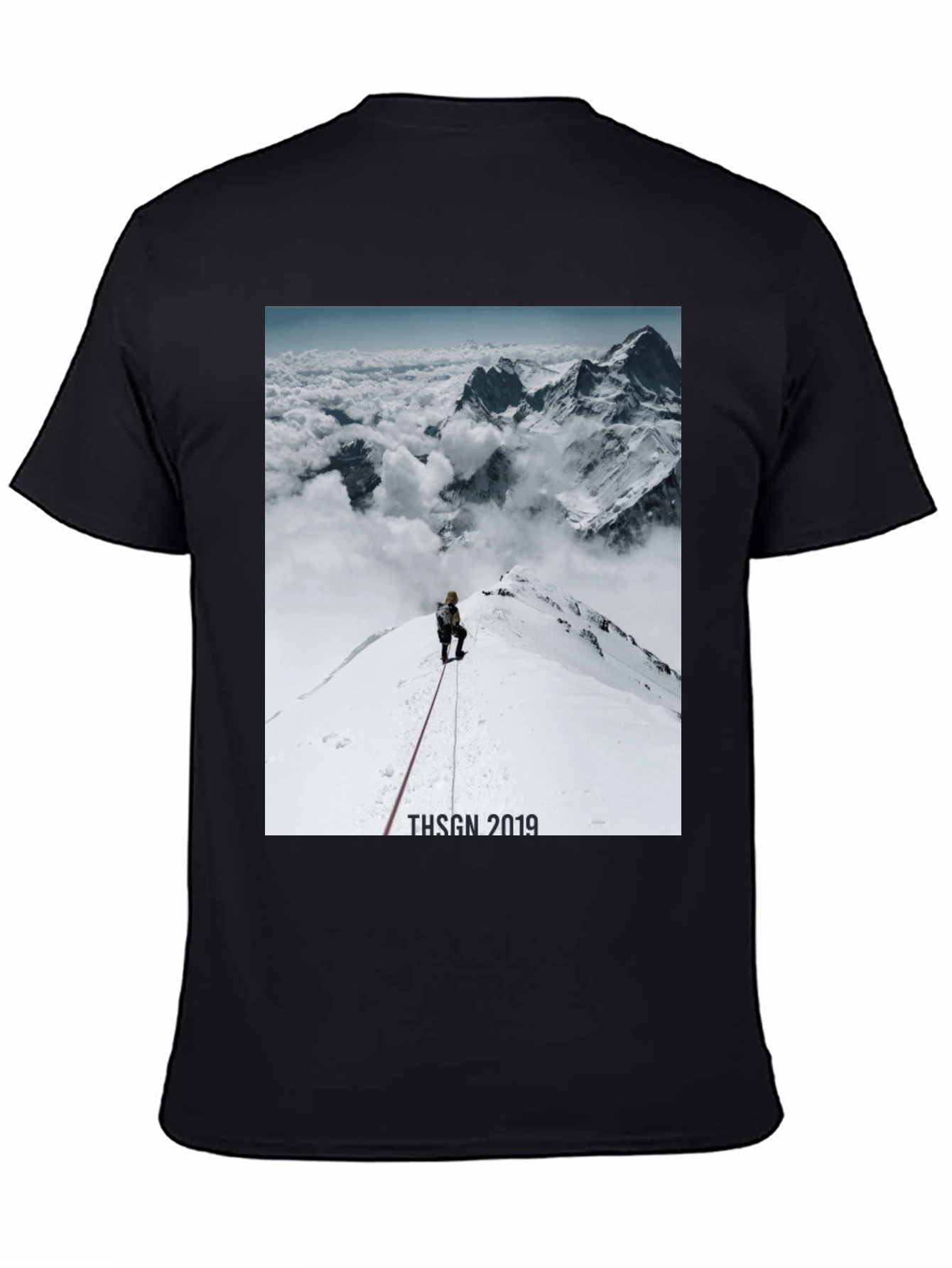 Mountain Climber Graphic T-Shirt - Black