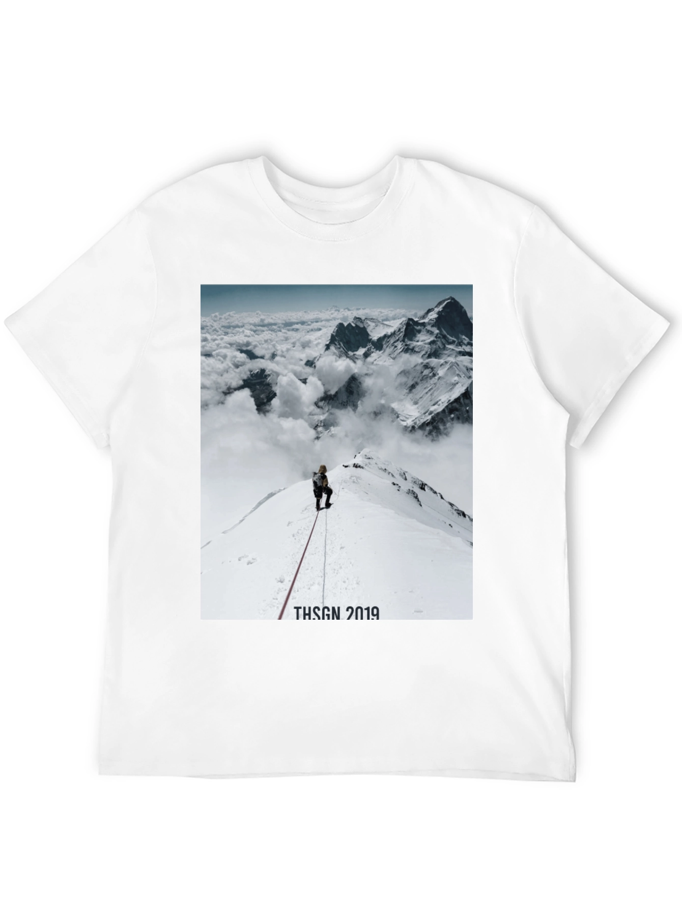 Mountain Climber Graphic T-Shirt - Black