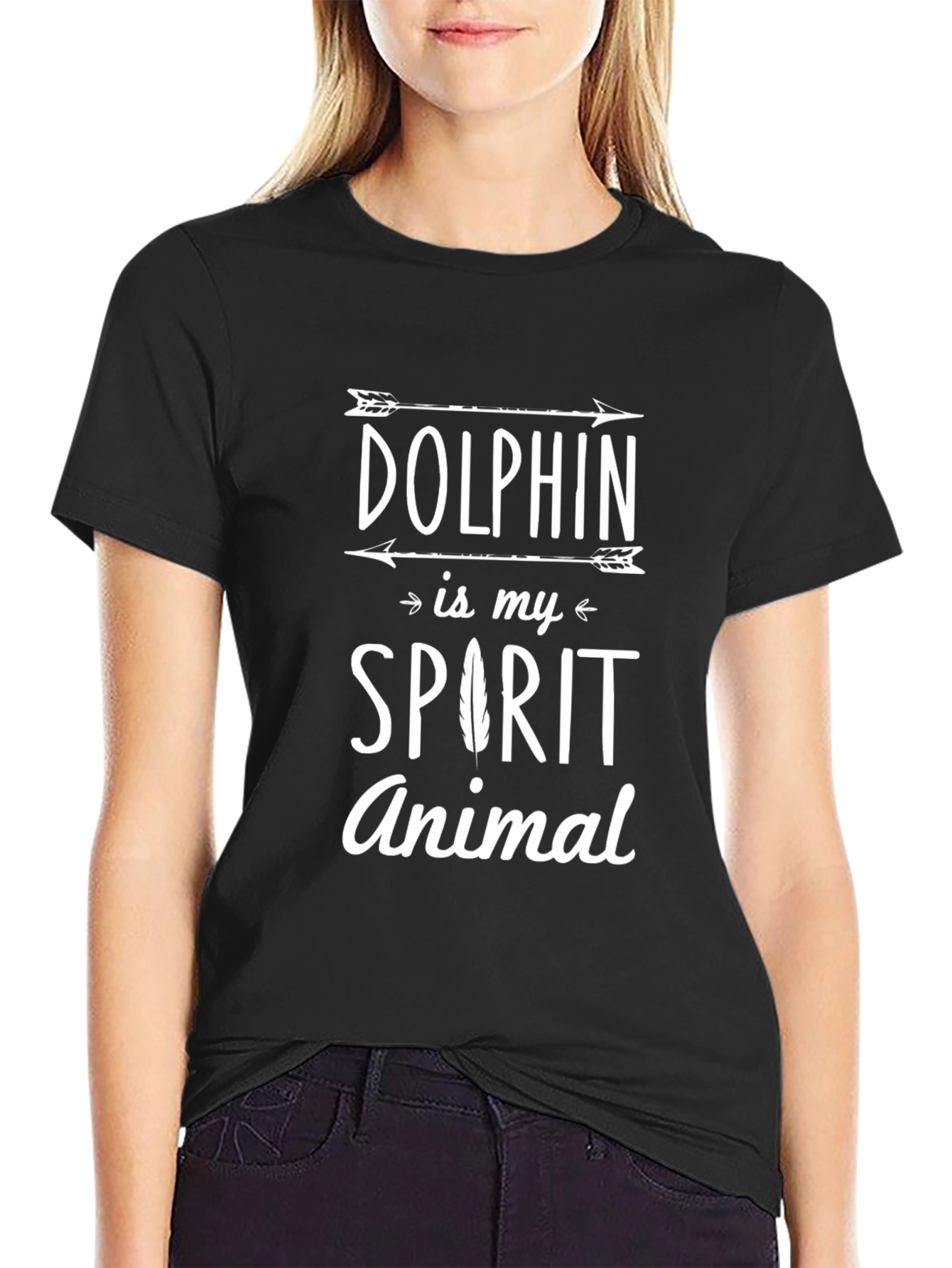 Dolphin Spirit Animal Graphic T-Shirt - Unisex