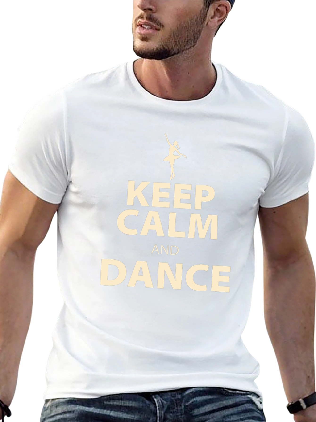 Keep Calm and Dance Black T-Shirt