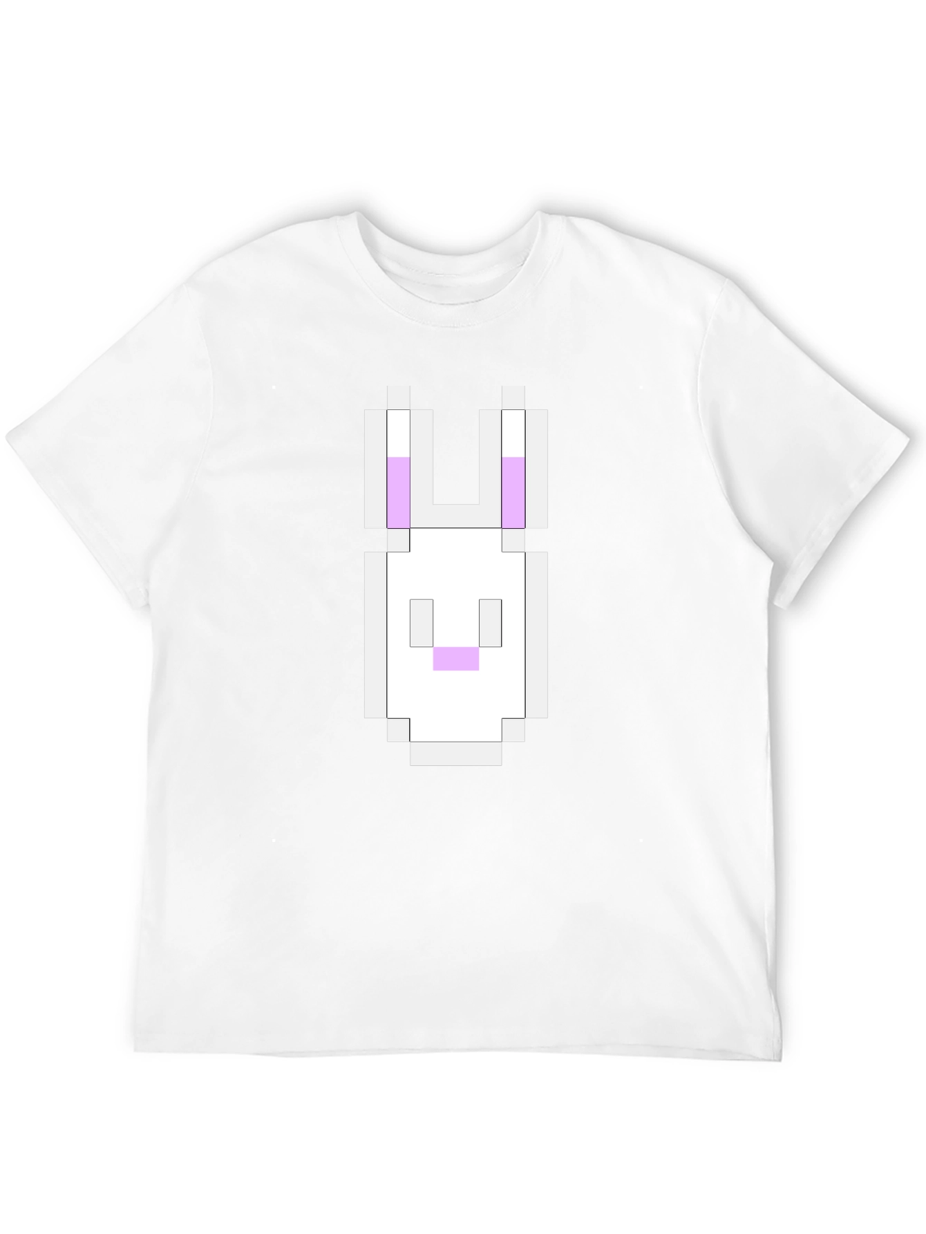 Pixel Bunny Black T-Shirt - Gaming Inspired