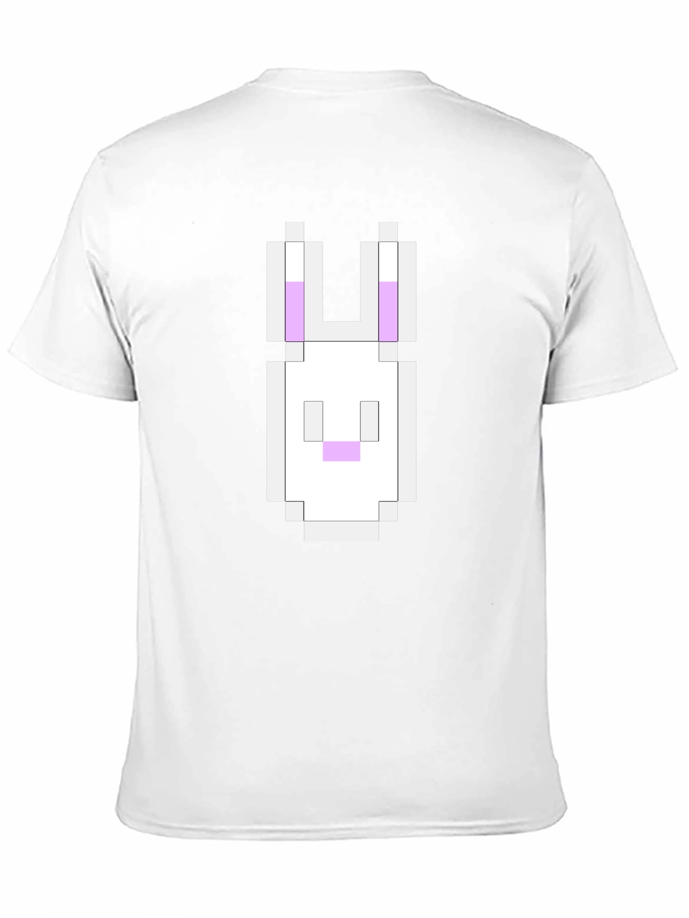 Pixel Bunny Black T-Shirt - Gaming Inspired