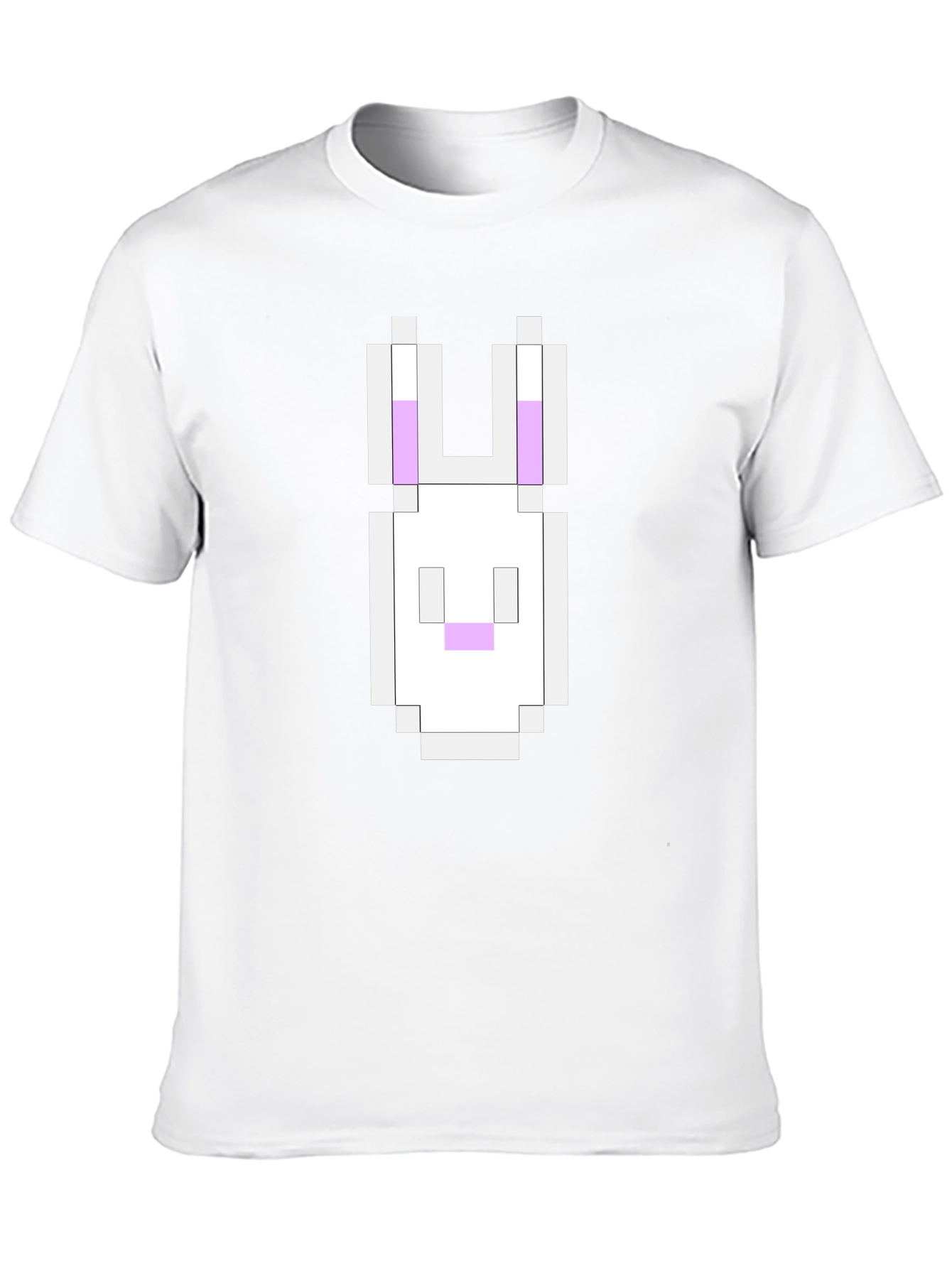 Pixel Bunny Black T-Shirt - Gaming Inspired
