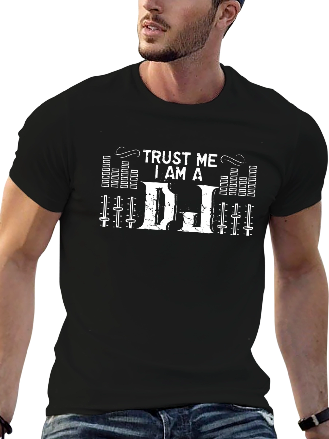 Trust Me Im A DJ Black T-Shirt