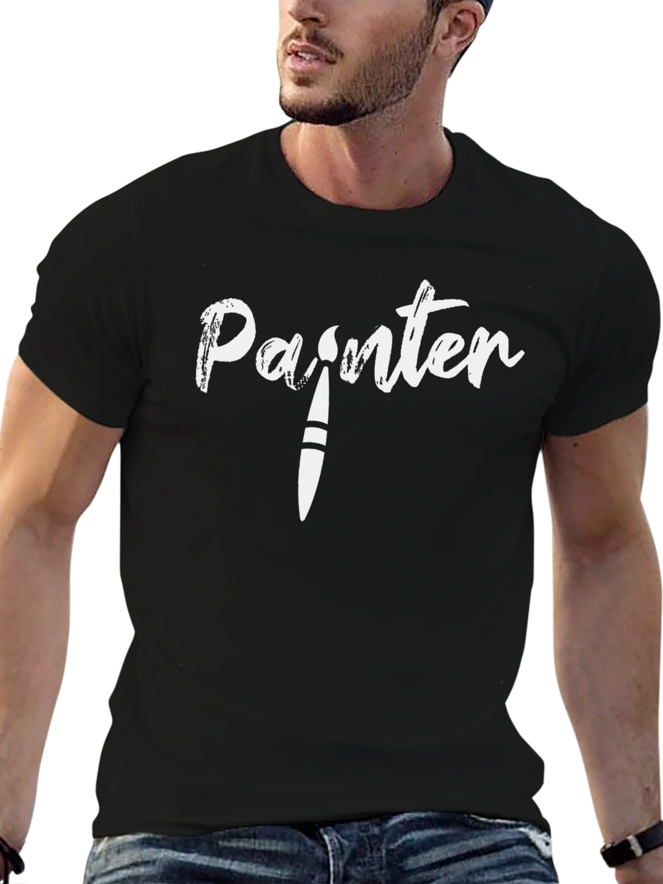 Painter Brush Tee - Artistic Expression