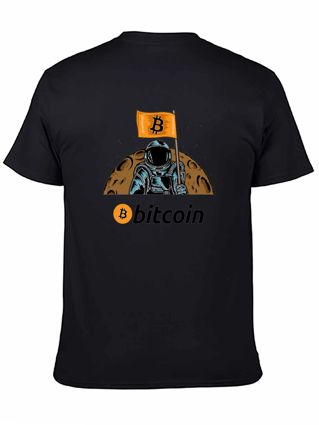 Bitcoin Astronaut T-Shirt - Crypto Moon Landing Tee