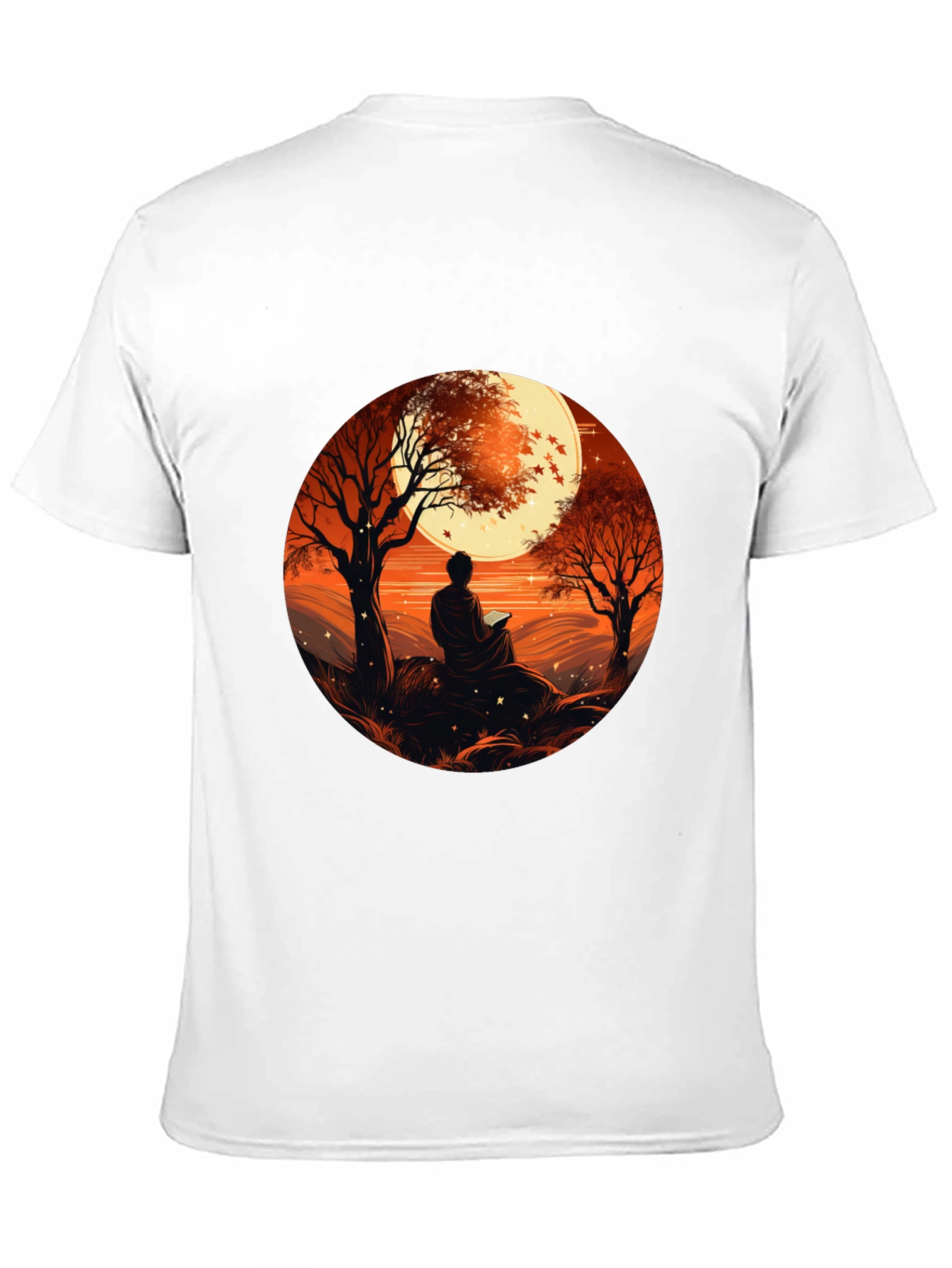 Meditative Moonscape Graphic Tee
