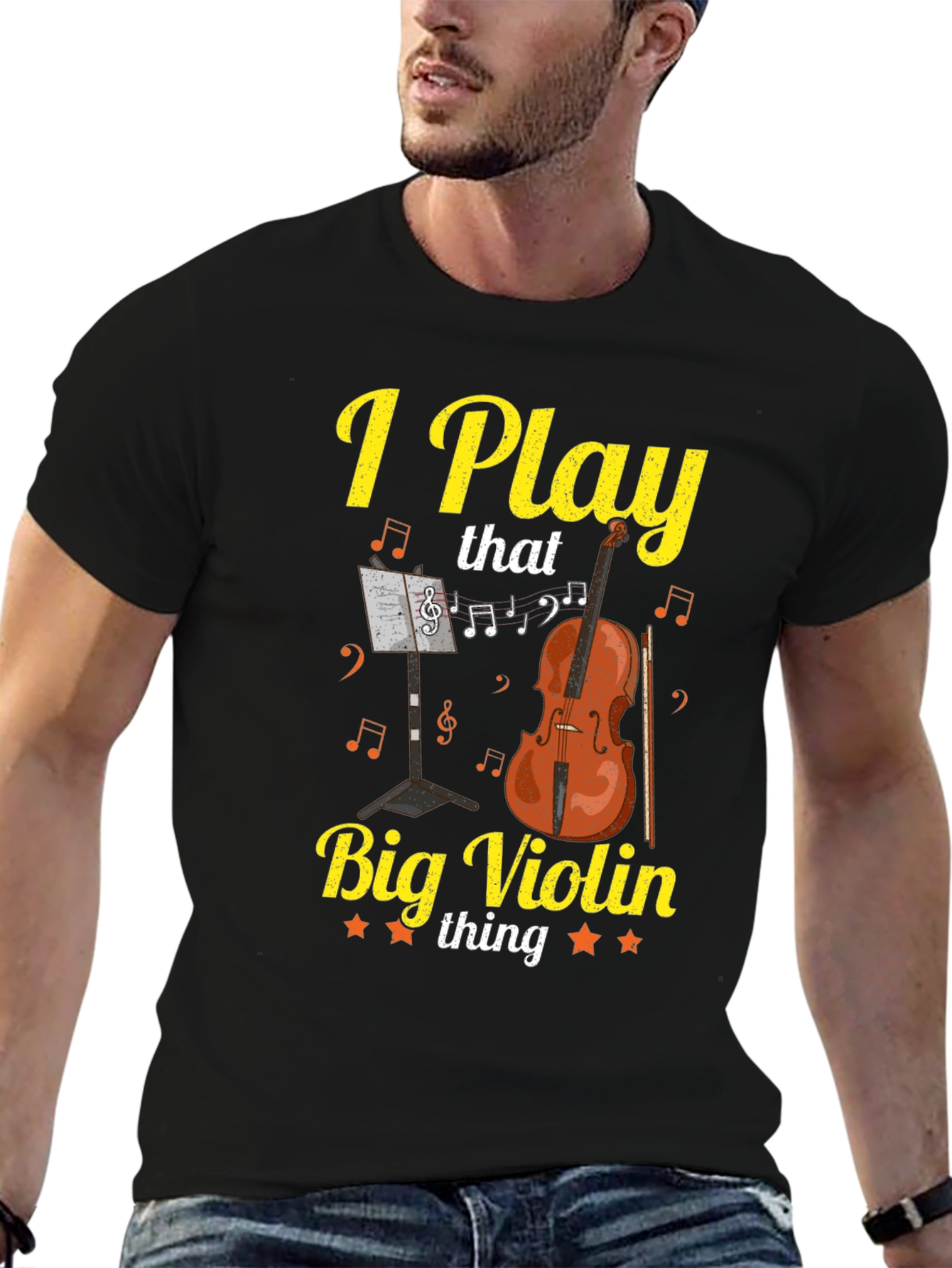 I Play That Big Violin Thing Graphic T-Shirt