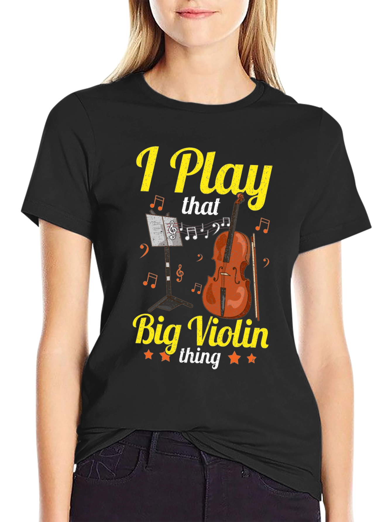 I Play That Big Violin Thing Graphic T-Shirt