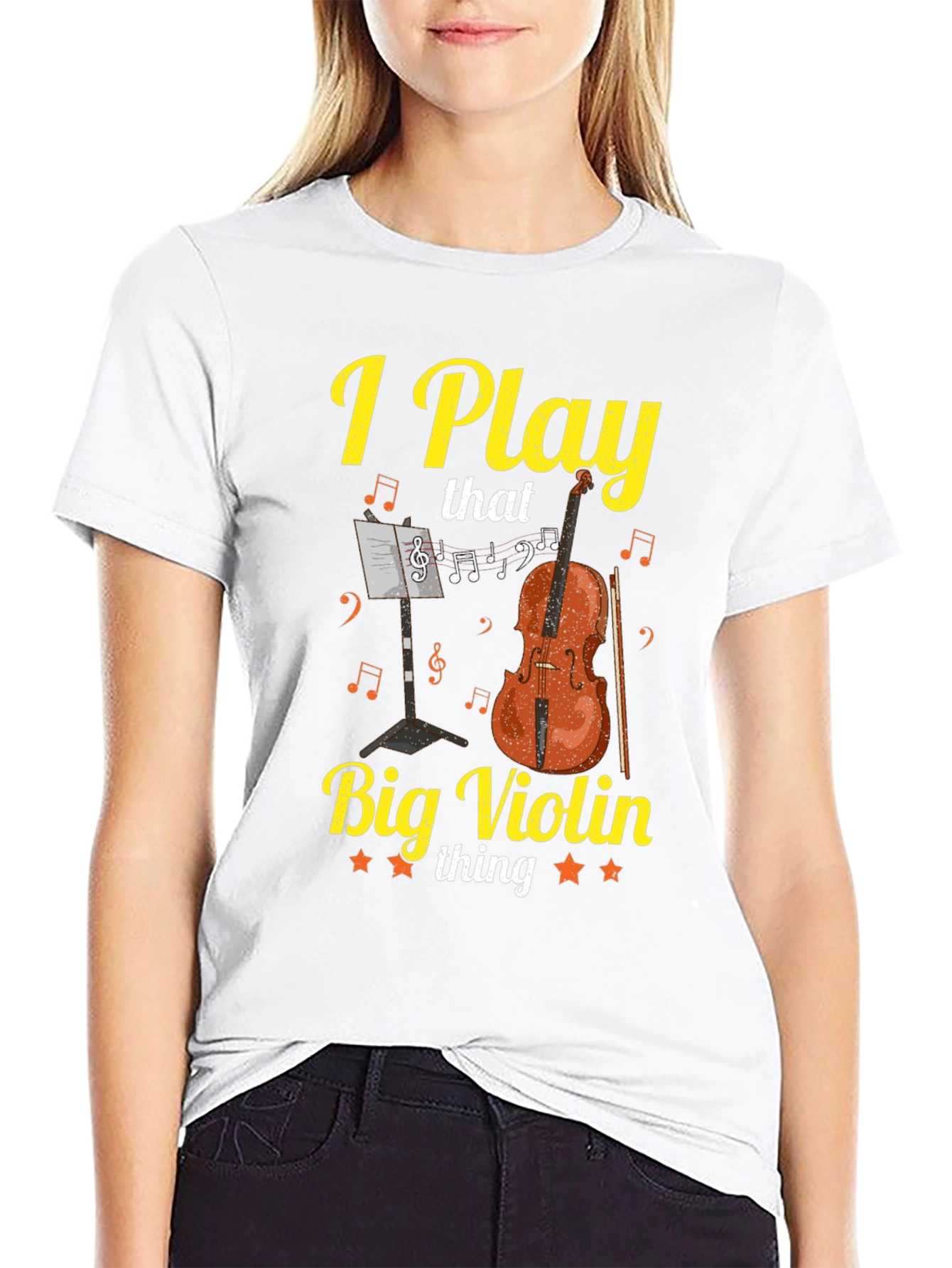 I Play That Big Violin Thing Graphic T-Shirt