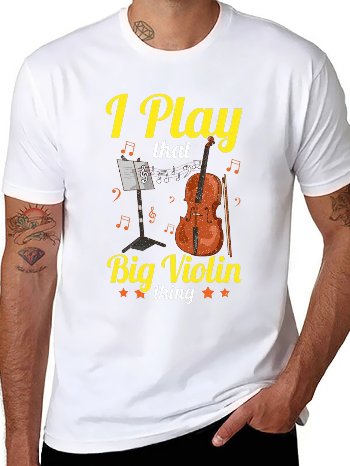 I Play That Big Violin Thing Graphic T-Shirt