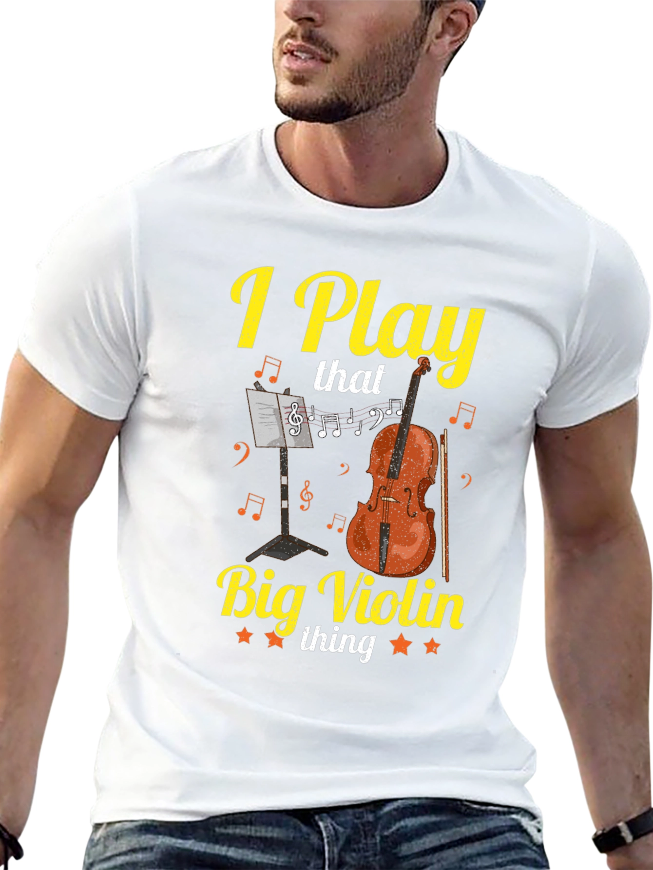 I Play That Big Violin Thing Graphic T-Shirt