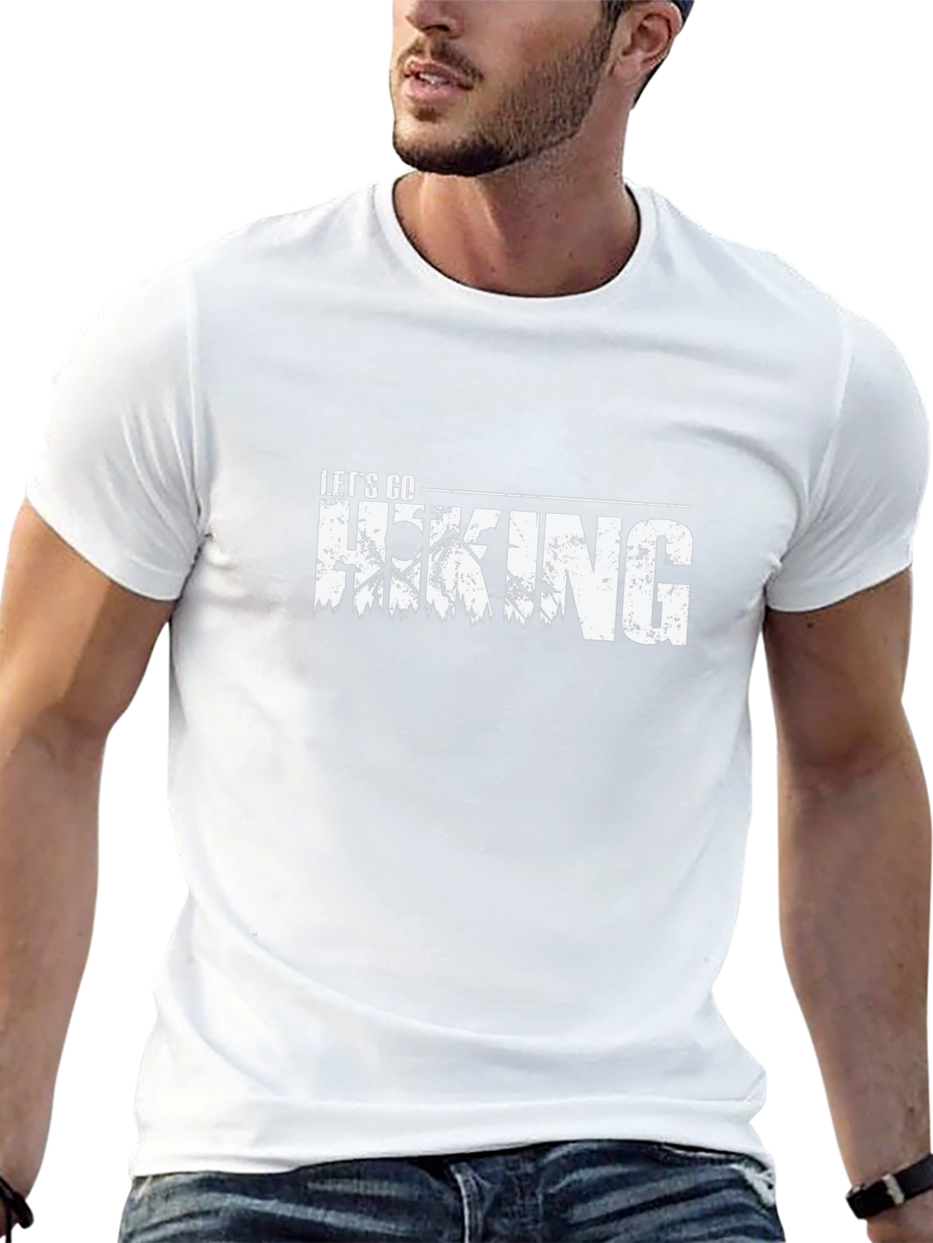 Lets Go Hiking T-Shirt - Adventure Awaits!