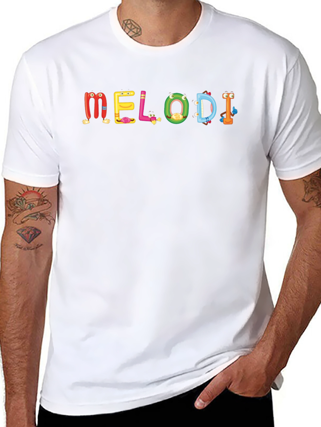 Melodi Funny Cartoon T-Shirt