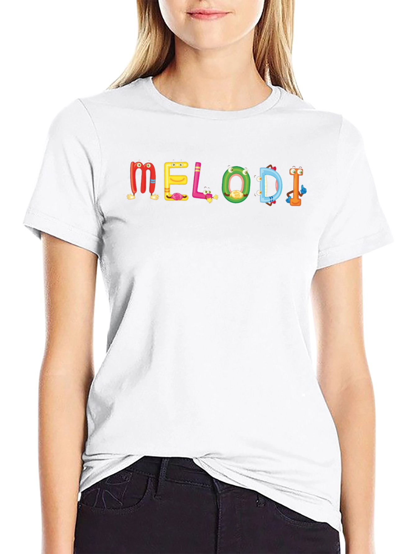 Melodi Funny Cartoon T-Shirt