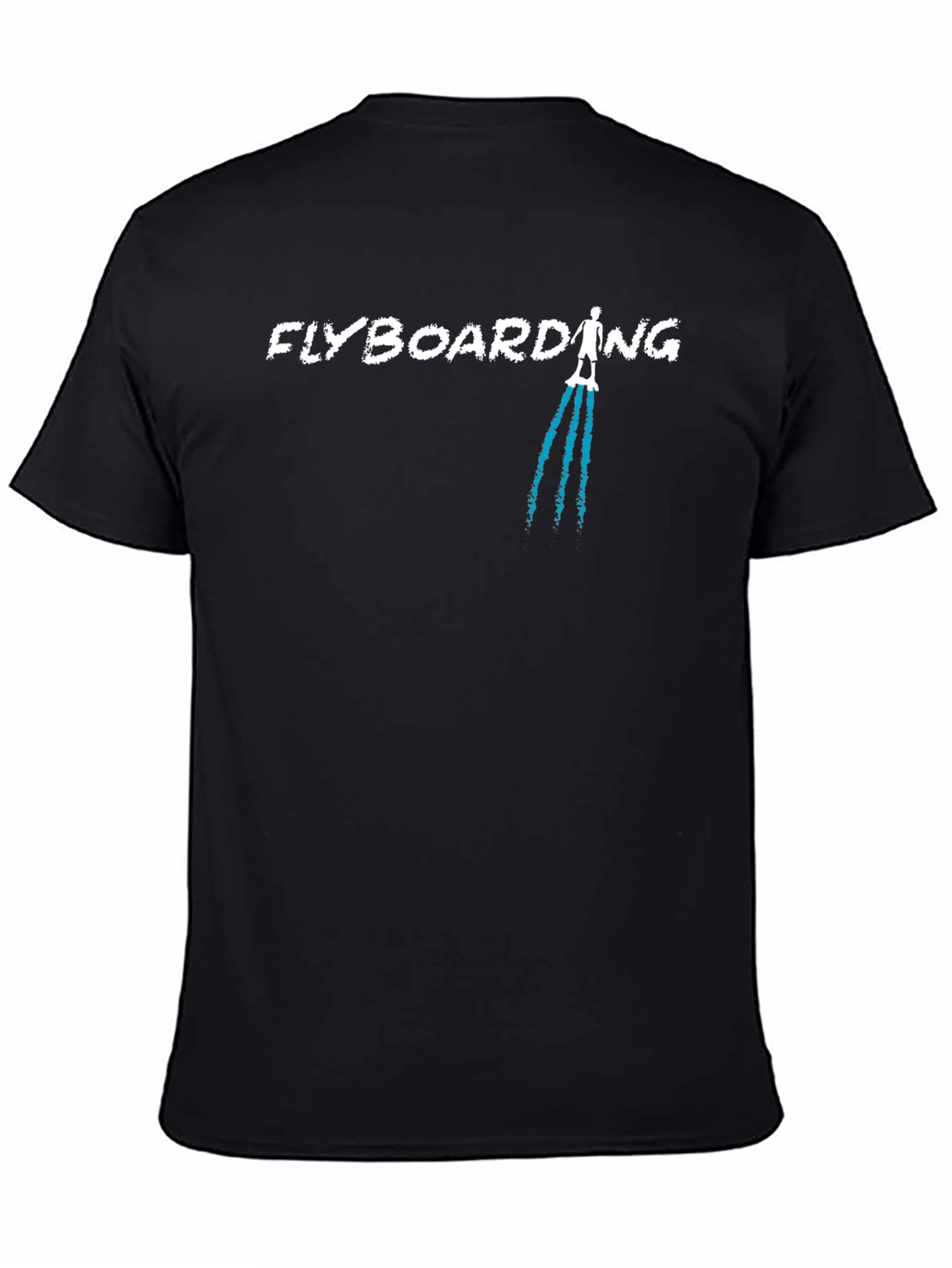 Flyboarding Graphic Tee - Black