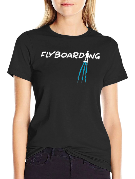 Flyboarding Graphic Tee - Black