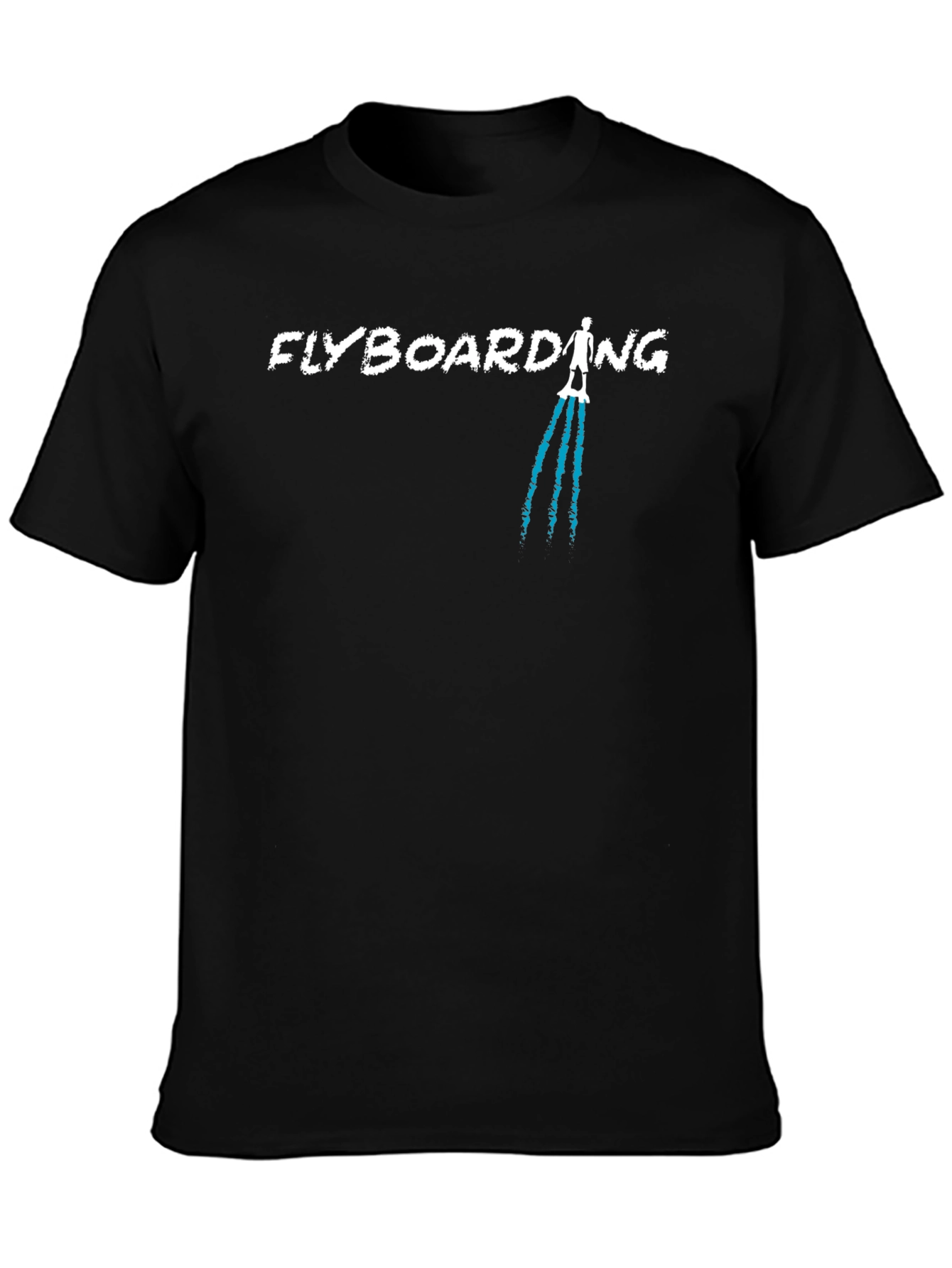Flyboarding Graphic Tee - Black