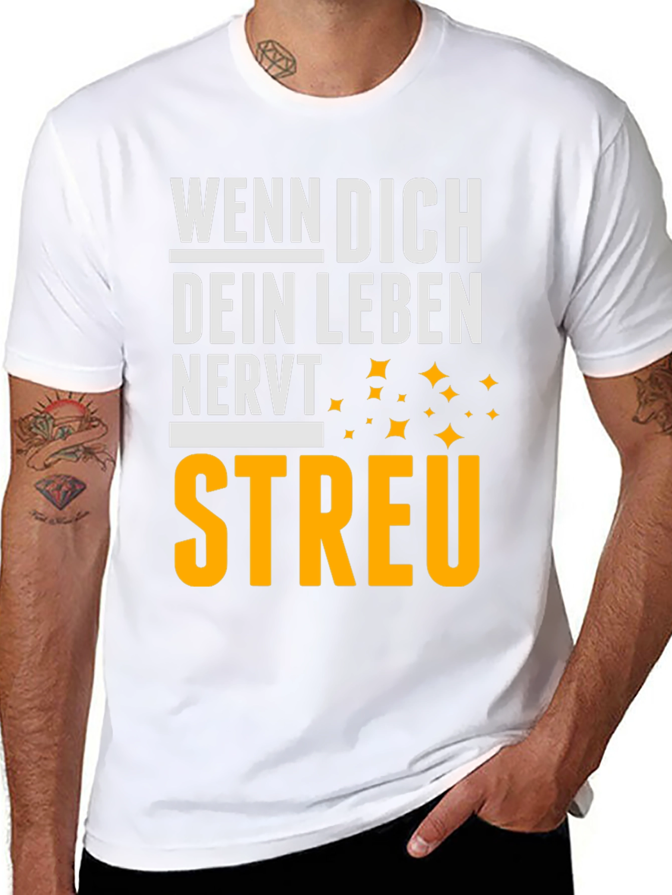 Funny German STREU Graphic Tee