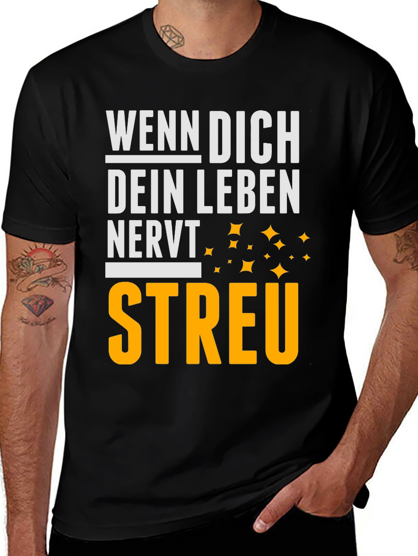 Funny German STREU Graphic Tee