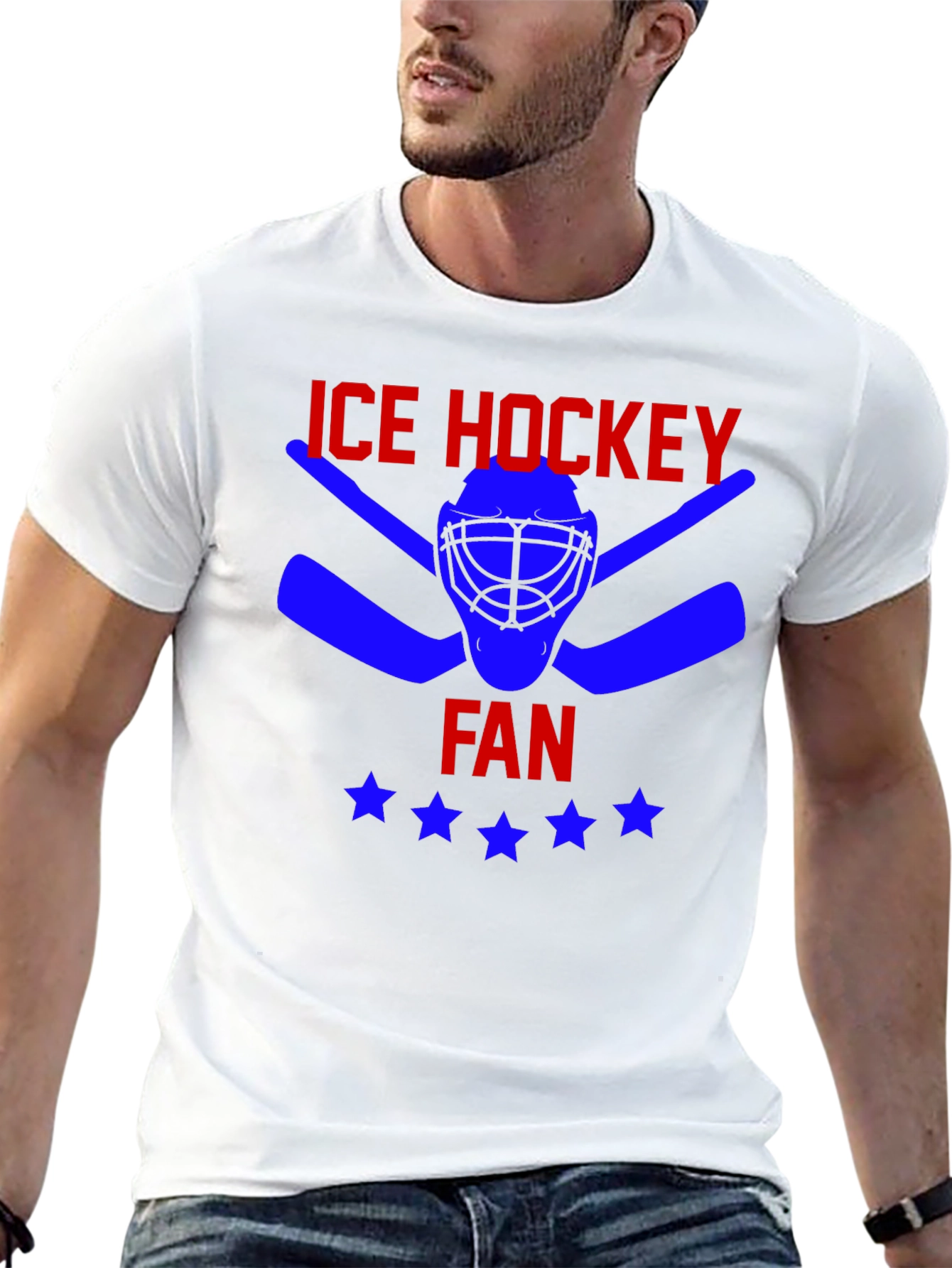 Ice Hockey Fan Graphic Tee