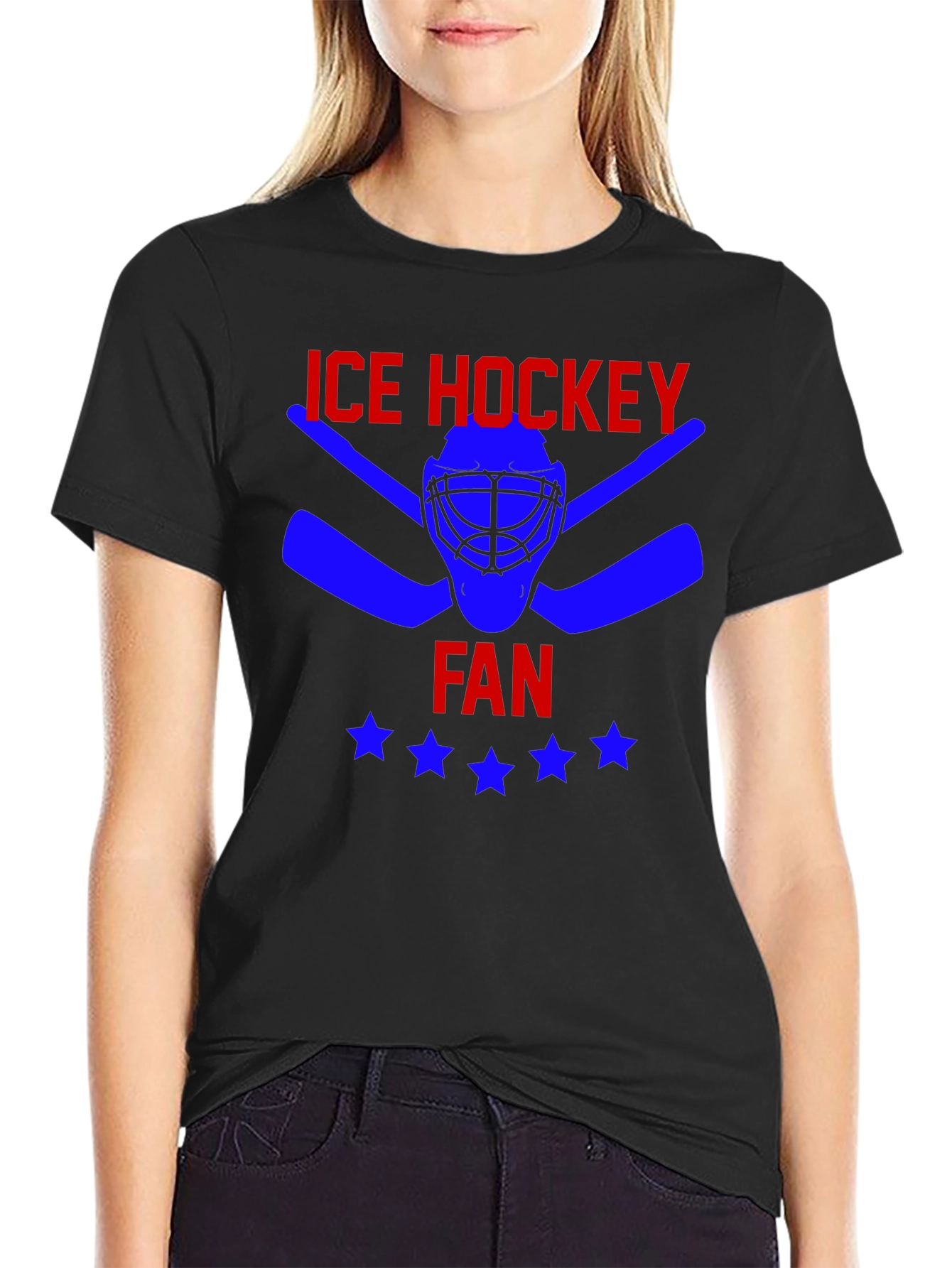 Ice Hockey Fan Graphic Tee