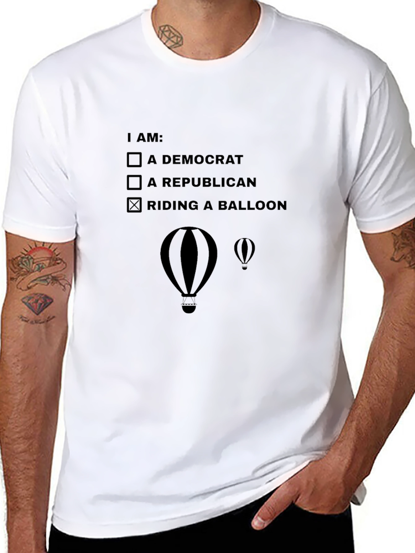 I Am Riding A Balloon T-Shirt