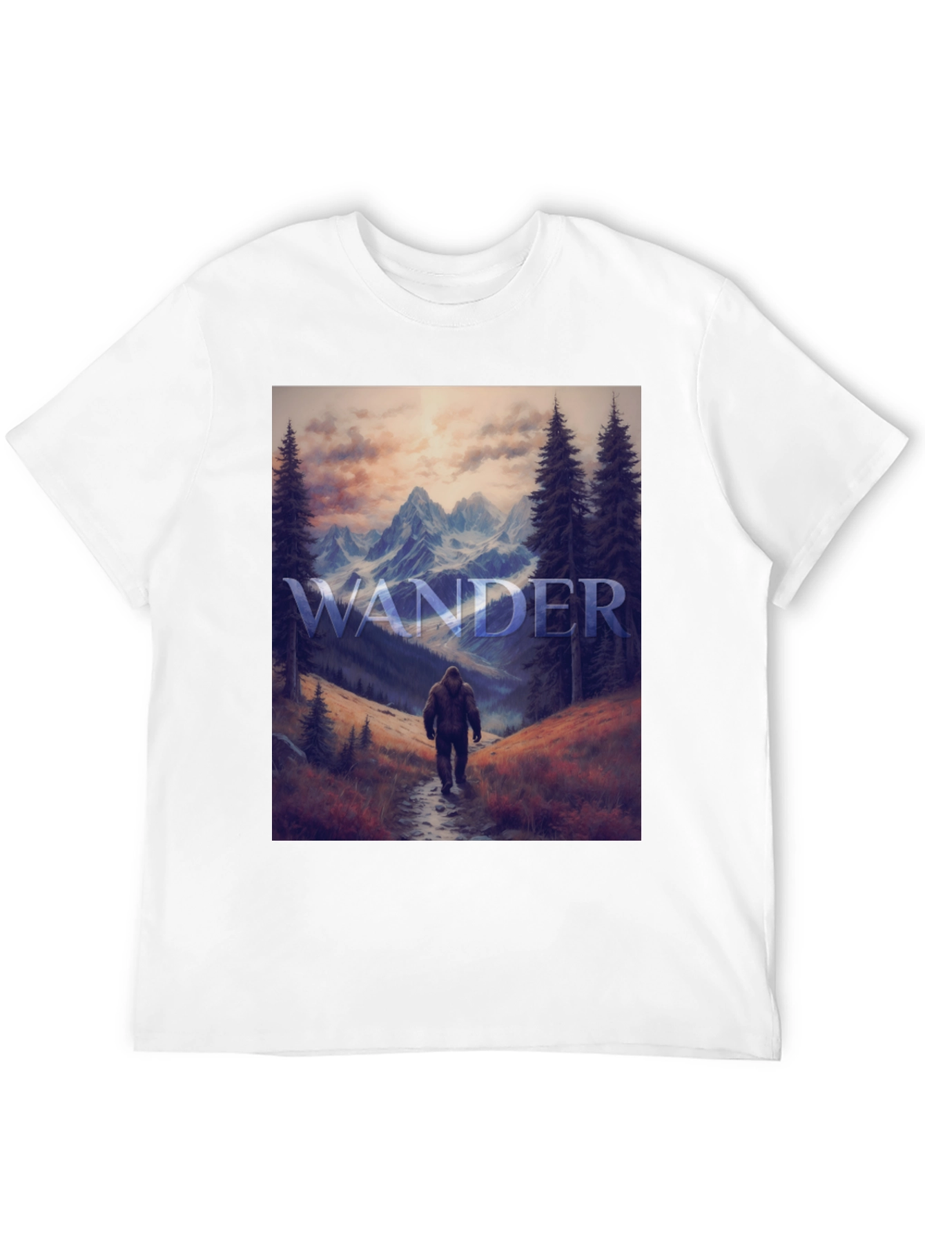 Wander Bigfoot T-Shirt - Mountain Adventure Tee