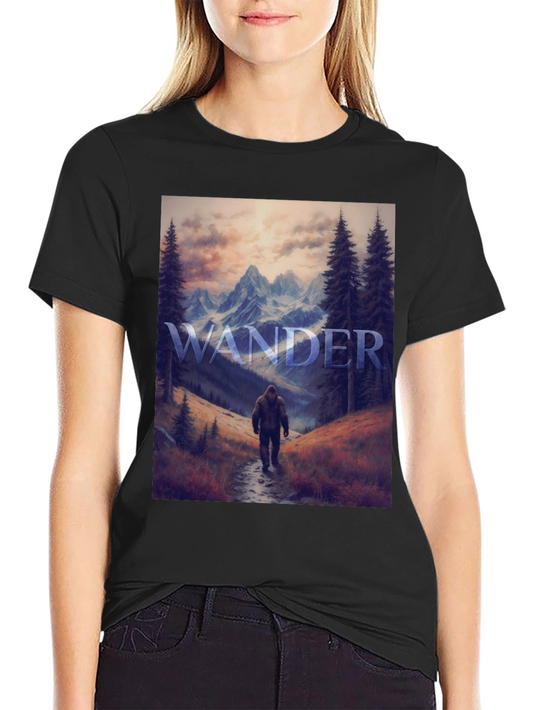Wander Bigfoot T-Shirt - Mountain Adventure Tee