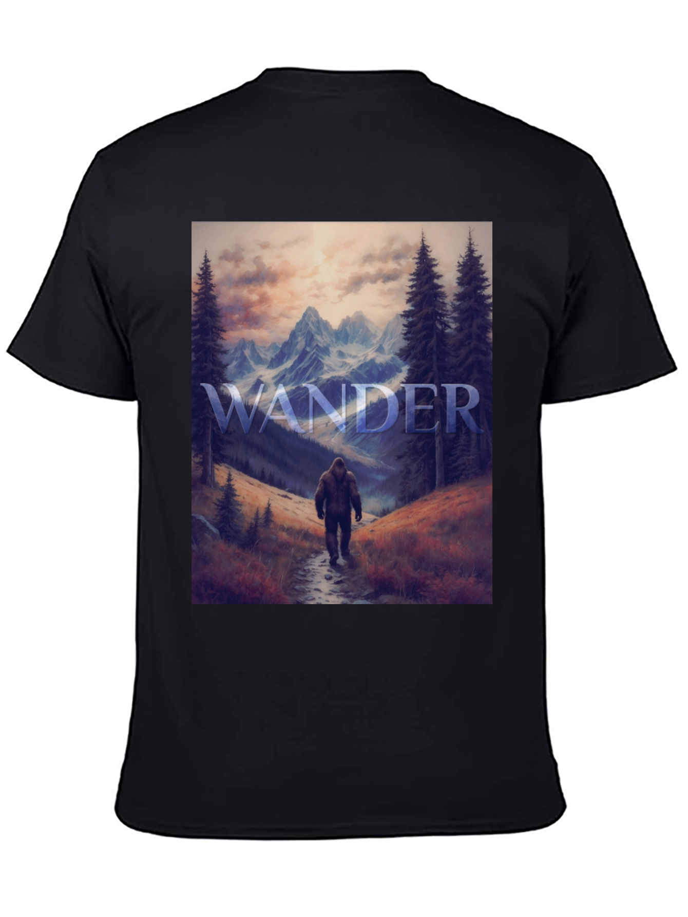 Wander Bigfoot T-Shirt - Mountain Adventure Tee