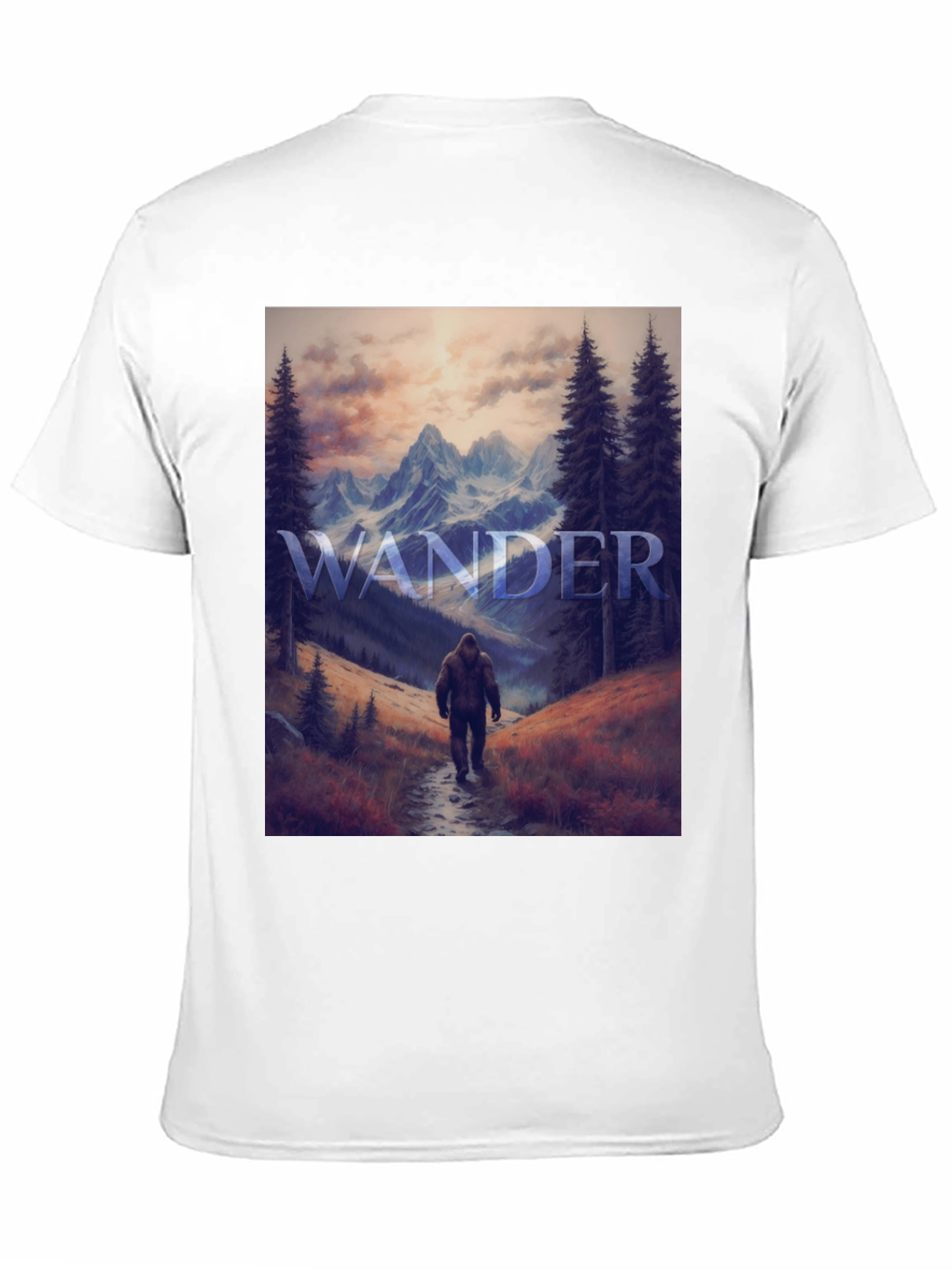 Wander Bigfoot T-Shirt - Mountain Adventure Tee