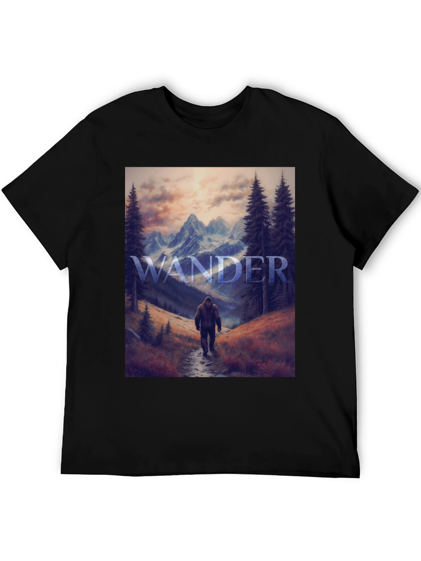 Wander Bigfoot T-Shirt - Mountain Adventure Tee