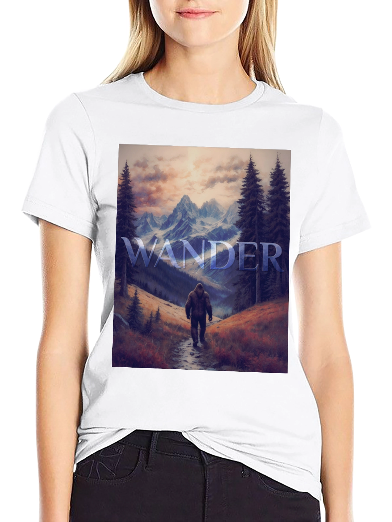 Wander Bigfoot T-Shirt - Mountain Adventure Tee