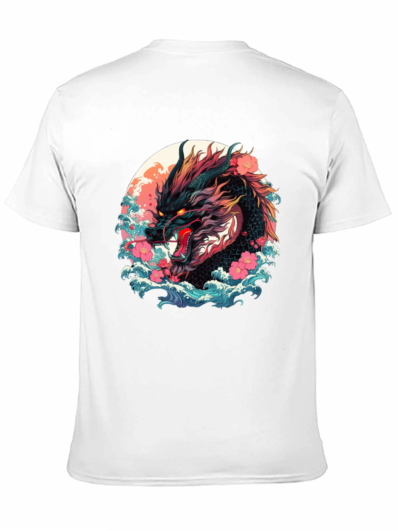 Dragon Graphic Tee - Japanese Art