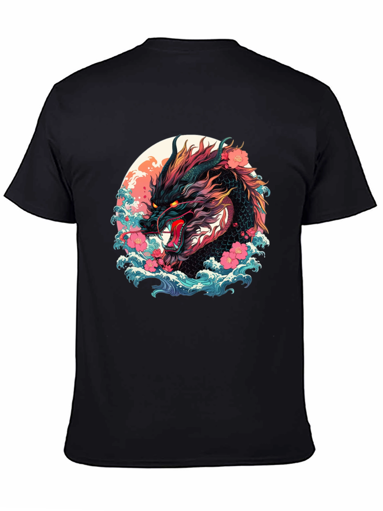 Dragon Graphic Tee - Japanese Art