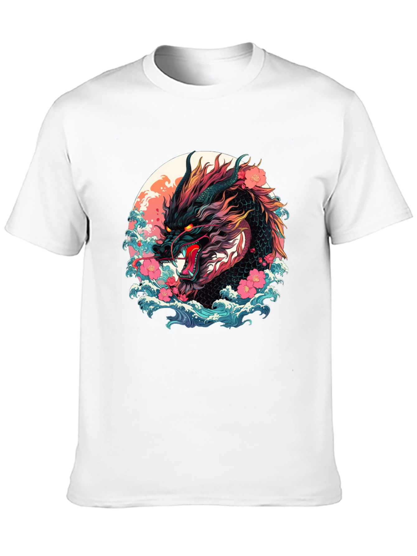 Dragon Graphic Tee - Japanese Art