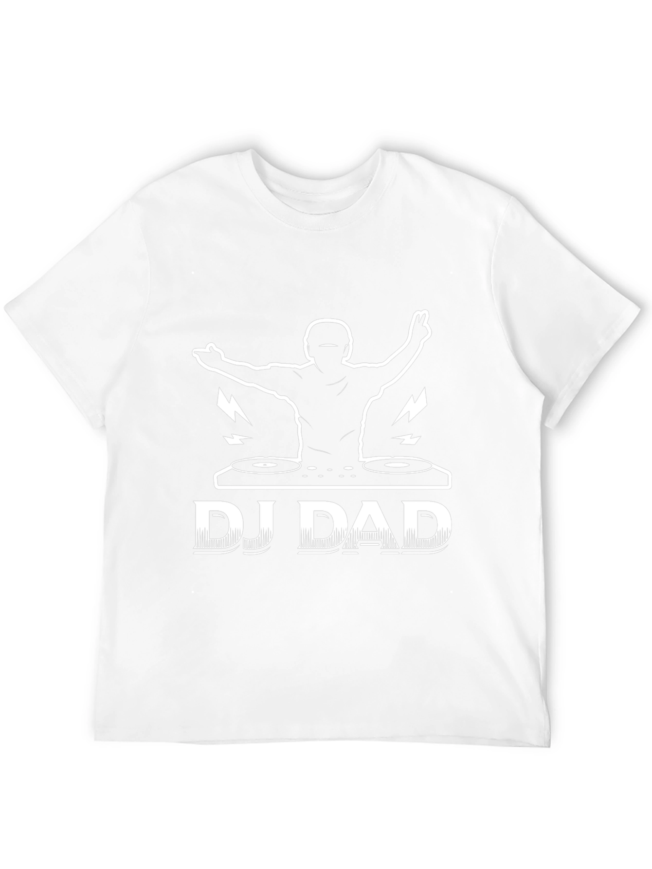 DJ Dad Graphic T-Shirt - Cool Music Lover Tee