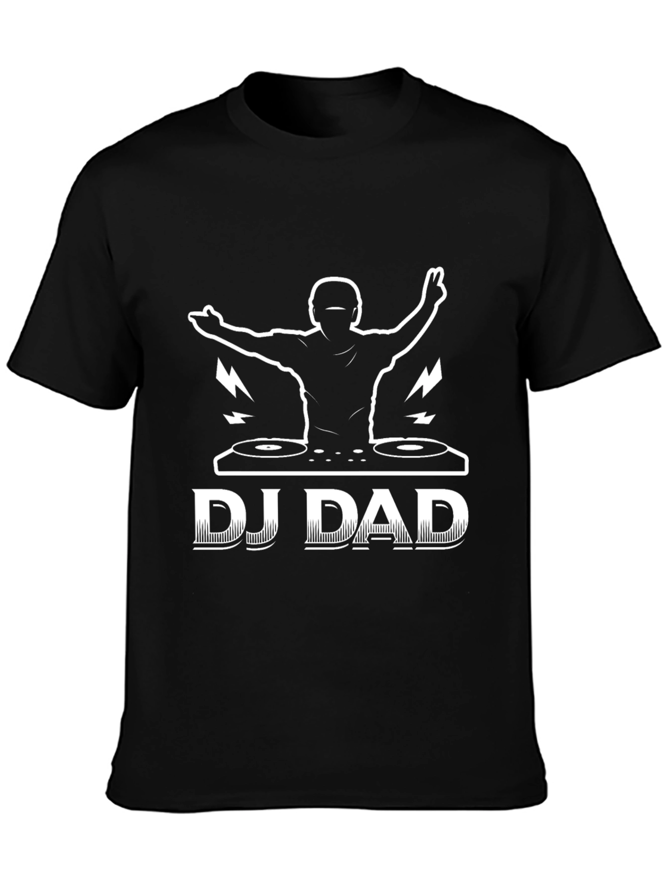 DJ Dad Graphic T-Shirt - Cool Music Lover Tee