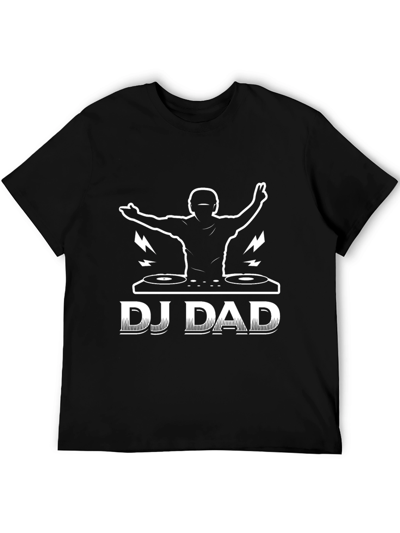 DJ Dad Graphic T-Shirt - Cool Music Lover Tee