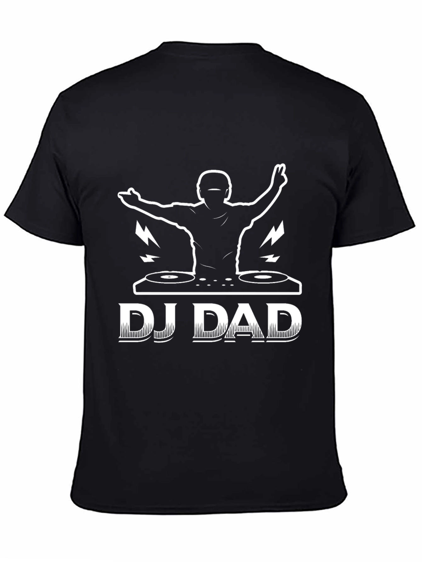 DJ Dad Graphic T-Shirt - Cool Music Lover Tee