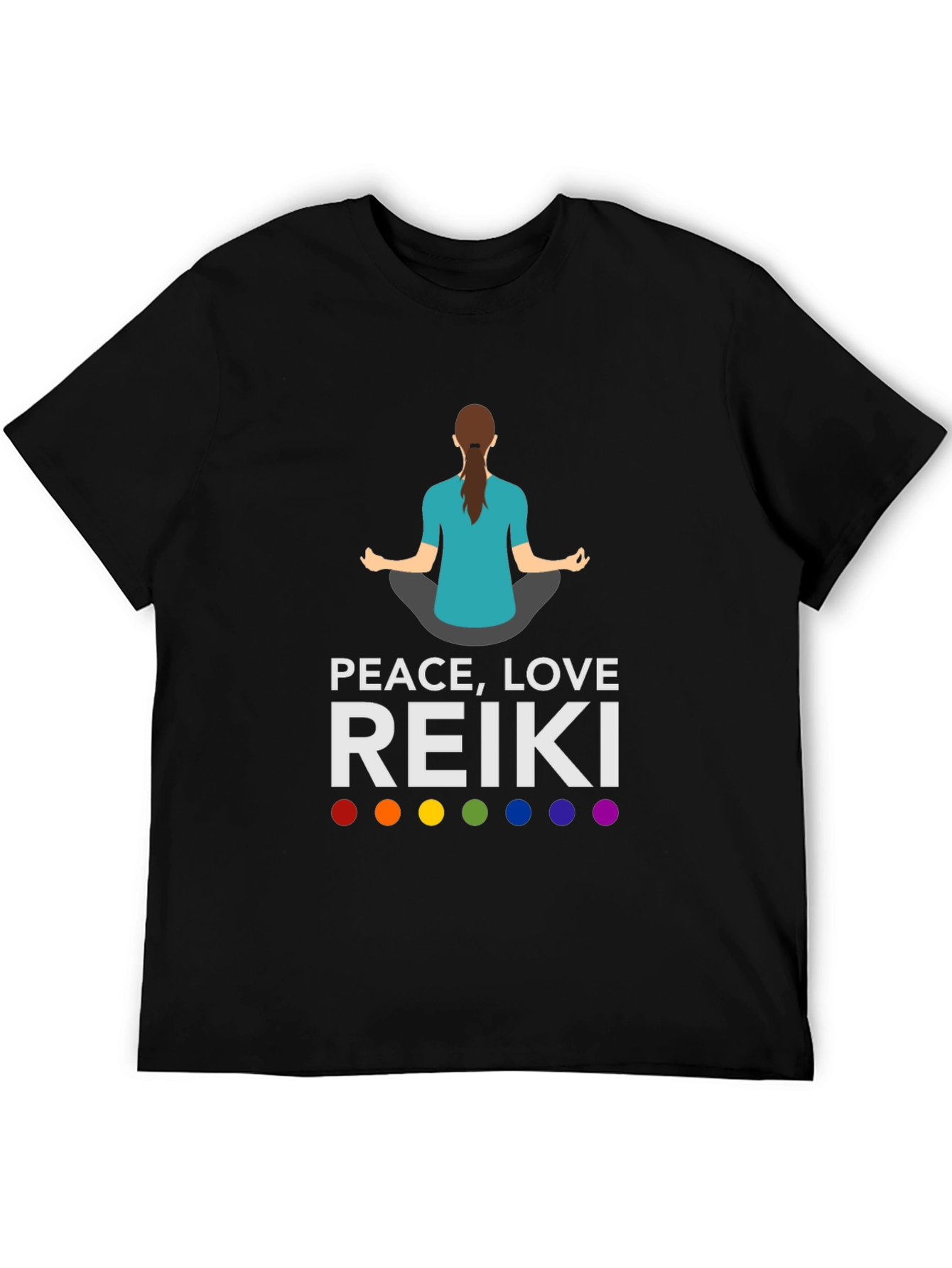 Peace Love Reiki T-Shirt - Chakra Meditation Tee