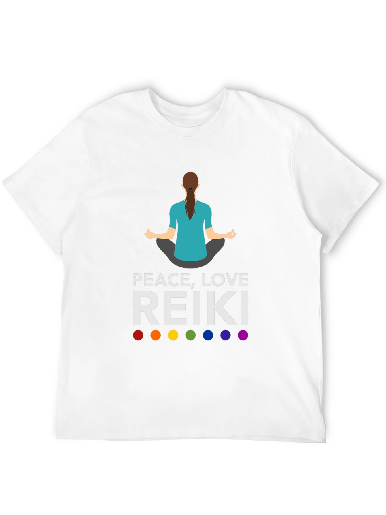 Peace Love Reiki T-Shirt - Chakra Meditation Tee