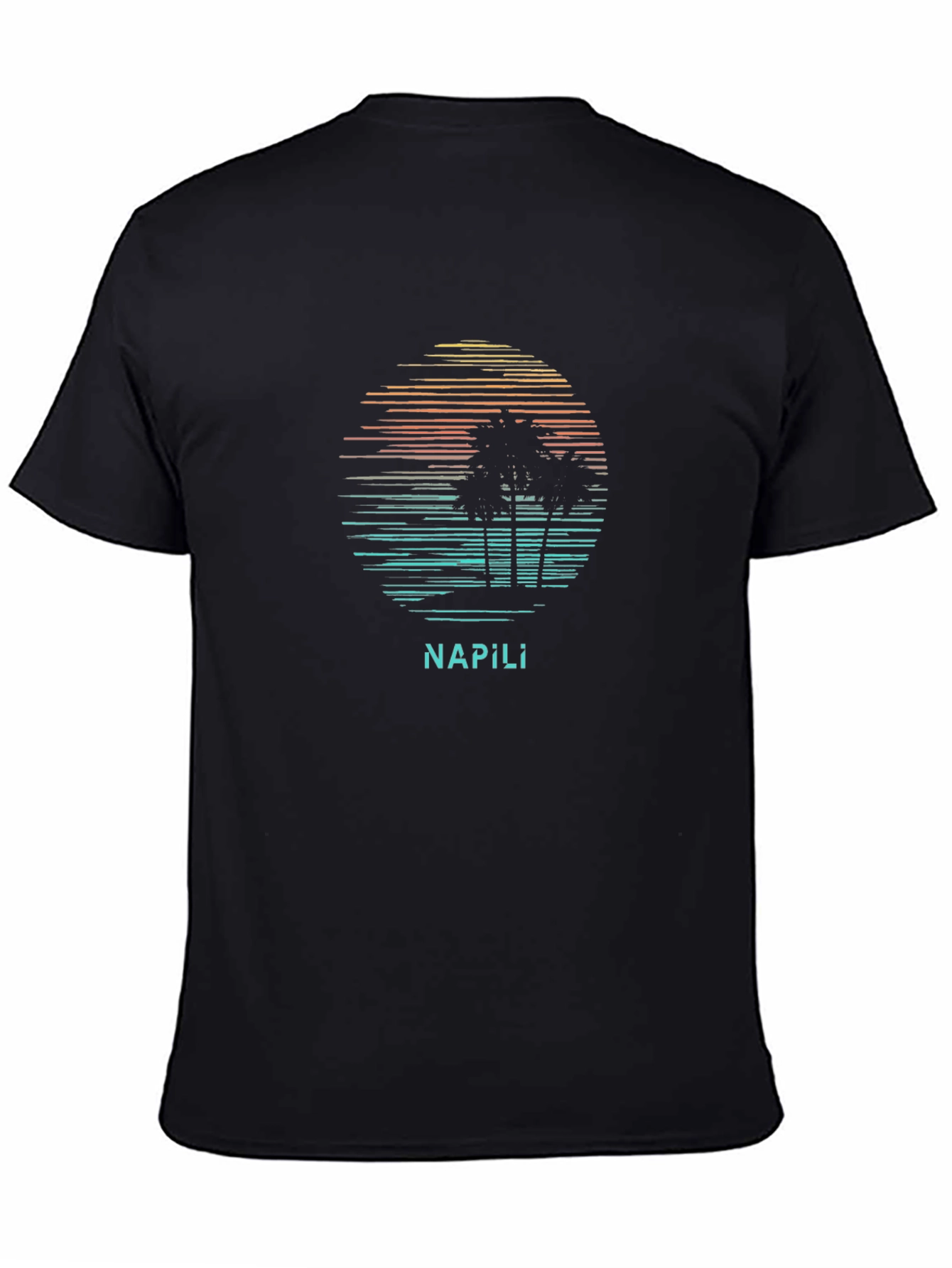 Napili Palm Sunset Graphic Tee - Island Vibes