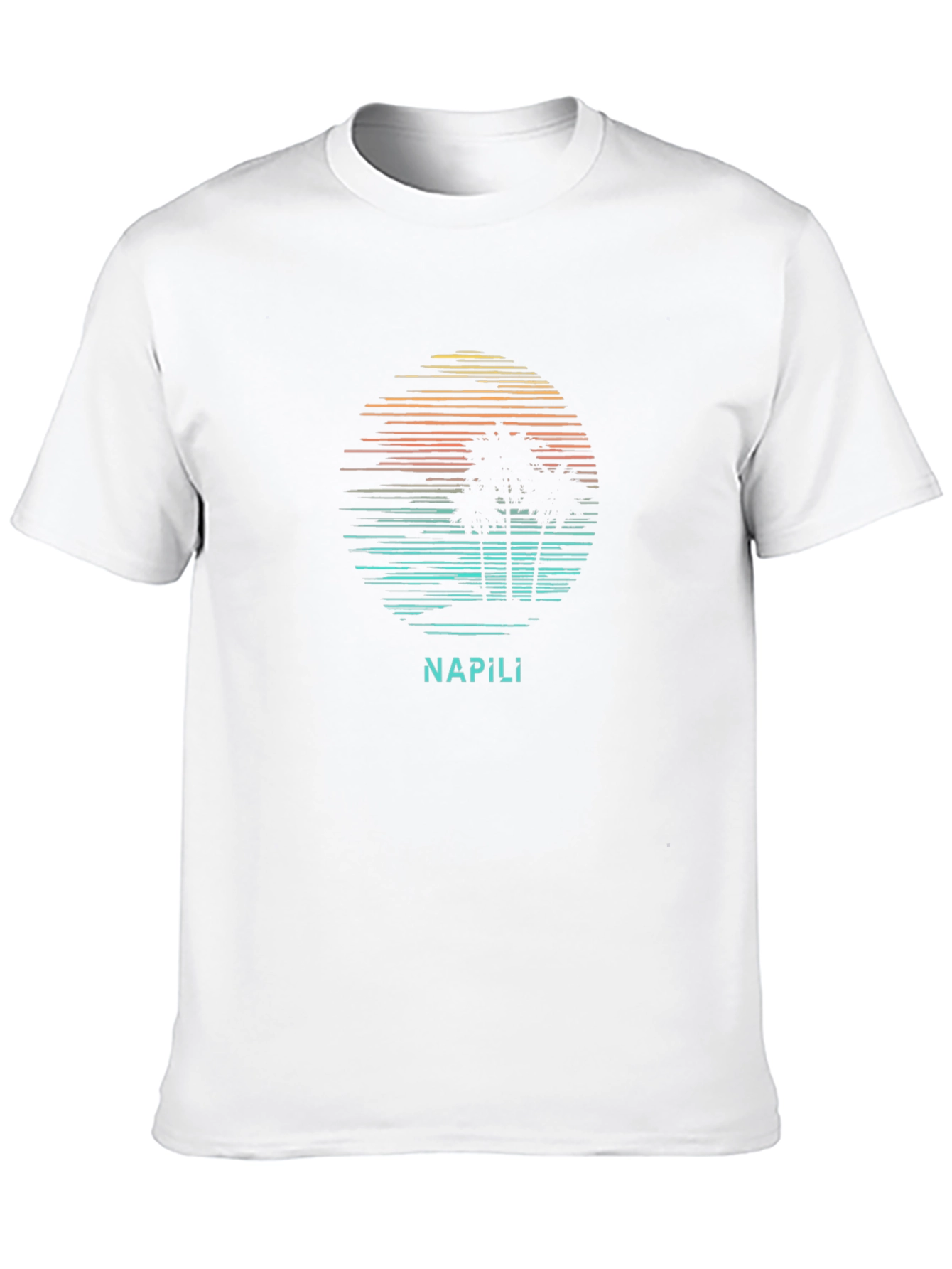 Napili Palm Sunset Graphic Tee - Island Vibes