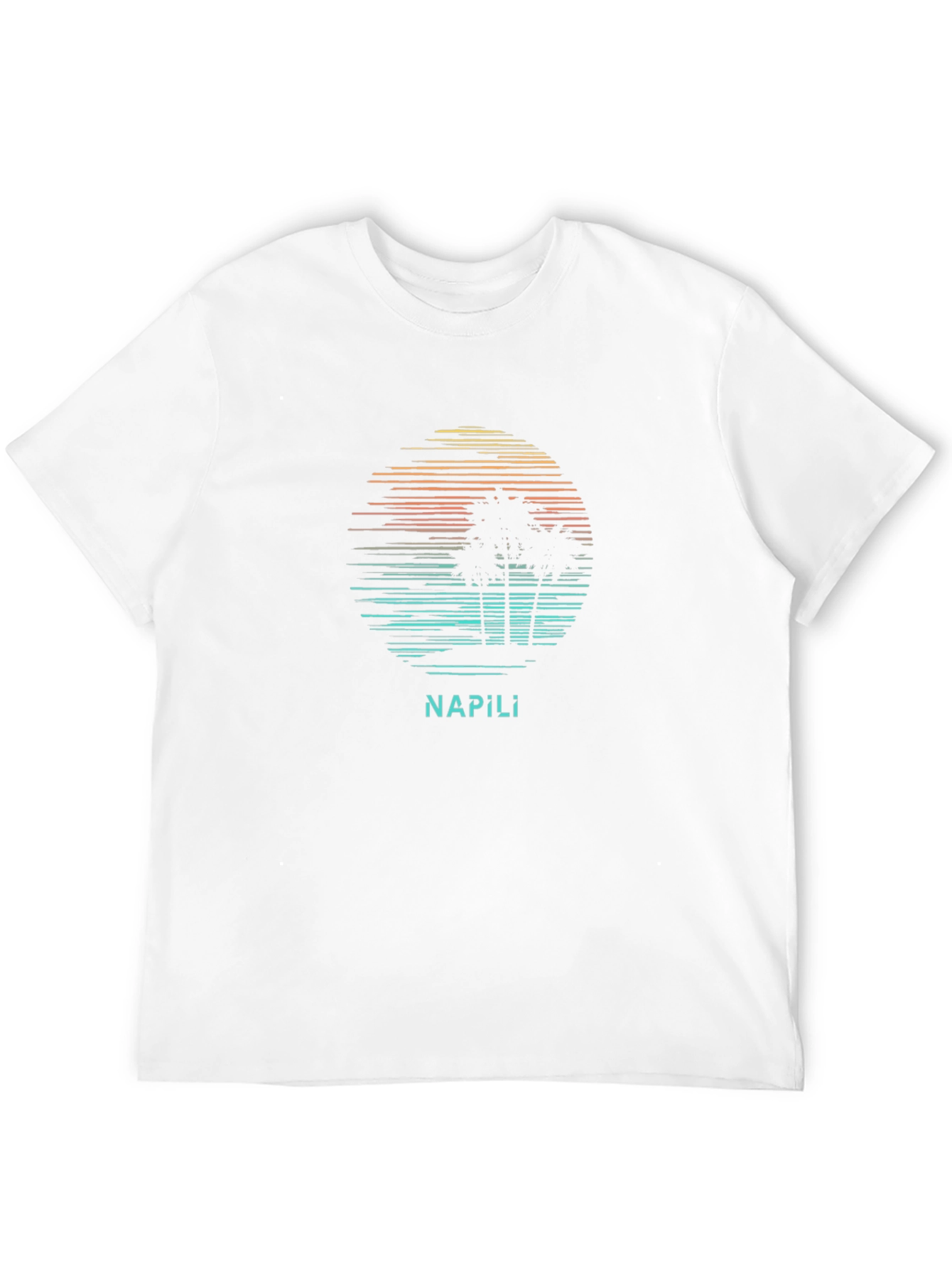 Napili Palm Sunset Graphic Tee - Island Vibes