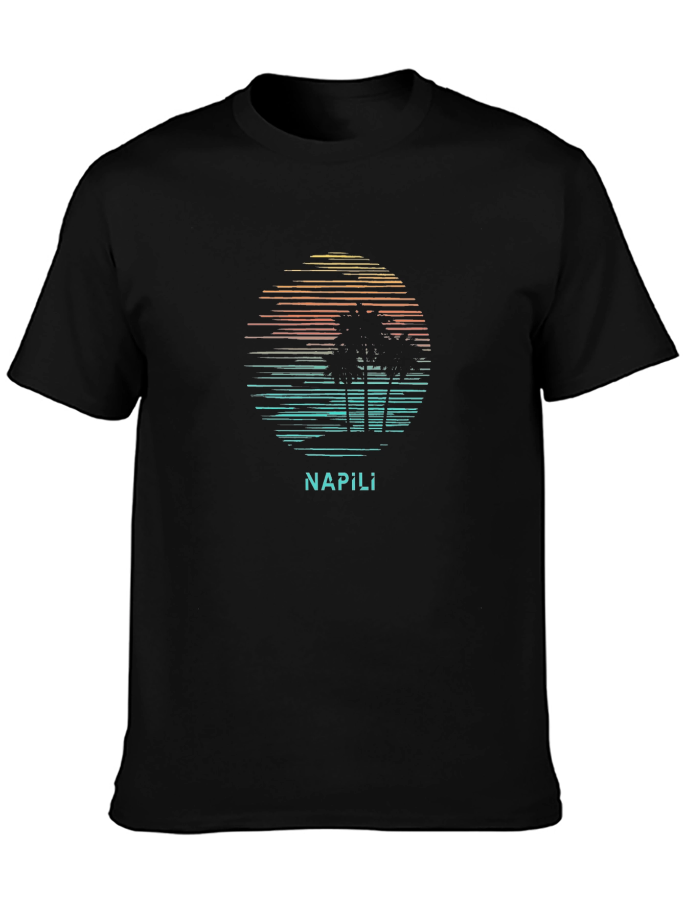 Napili Palm Sunset Graphic Tee - Island Vibes